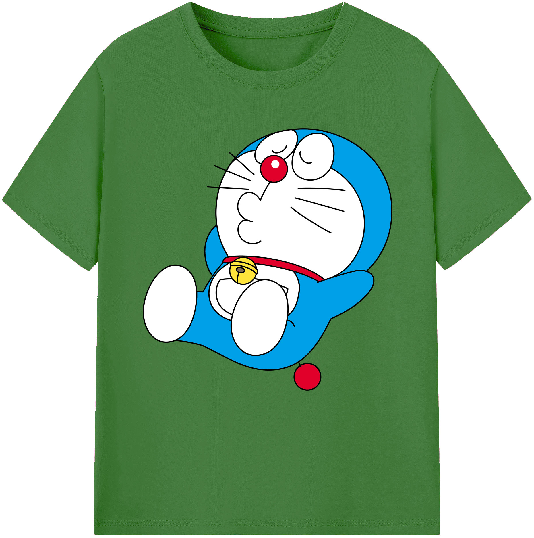 （画像用） ドラえもん Doraemon レディースカジュアルプリントTシャツ（綿100％）